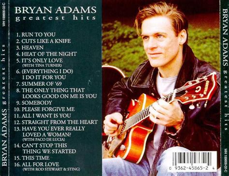 bryan adams greatest hits guitar