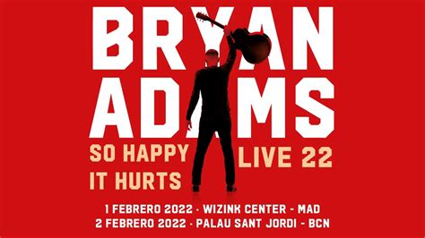 bryan adams so happy it hurts tour songs