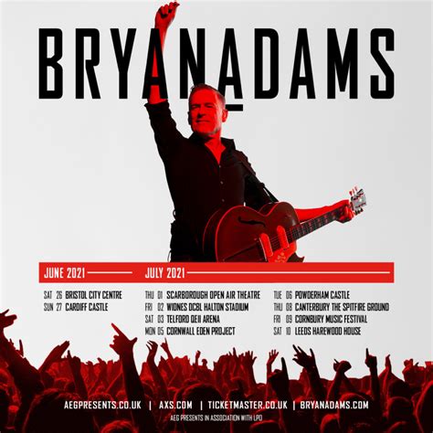 bryan adams tour cancellations
