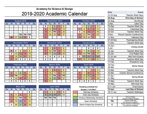 Bryant Calendar 2024