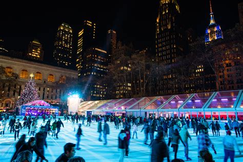 bryant park ice skating rink new york city