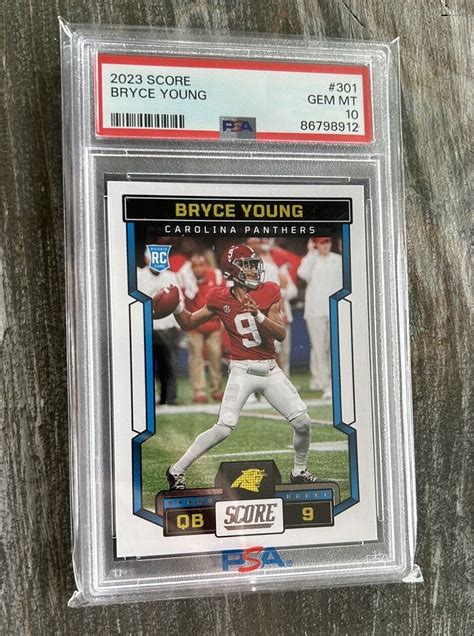 bryce young rookie card