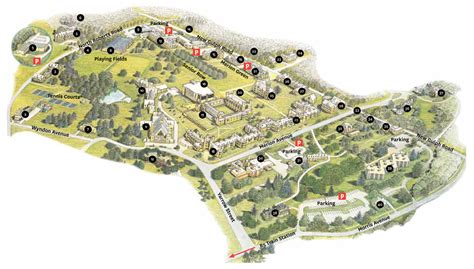 bryn mawr campus map