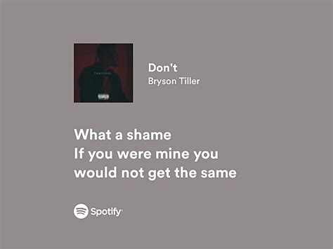 bryson tiller type song lyrics