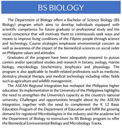 bs biology