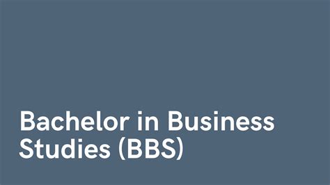 bs bs business studies