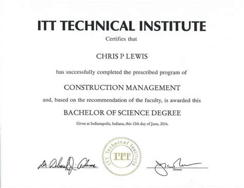 bs construction management diploma
