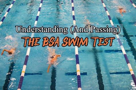 bsa beginner swim test