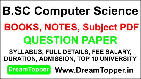 Bsc Computer Science Notes