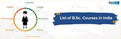 bsc degree courses in india