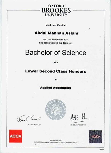 bsc honours degree