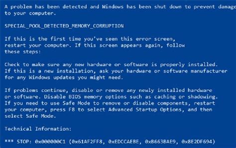 Blue Screen Error