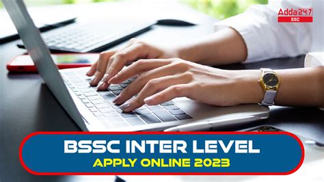 bssc inter level apply online 2023
