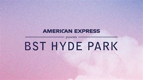 bst hyde park american express presale