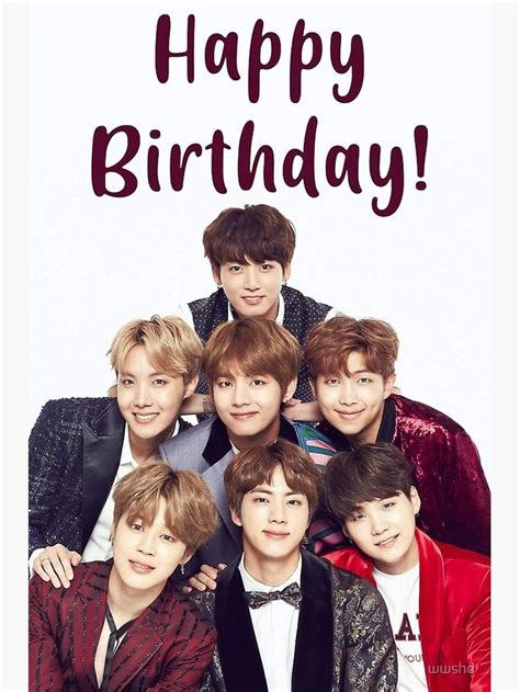 Bts Happy Birthday Banner BTS 2020