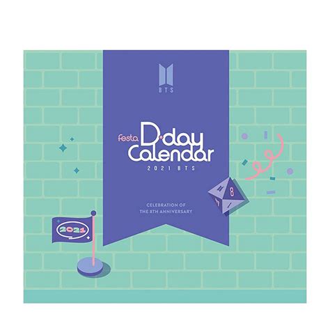 210505'BTS FESTA DDAY CALENDAR：8周年記念 'プレオーダー情報 Kpop