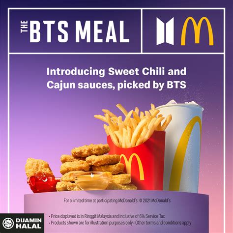 McDonald's y BTS se unen para ofrecer un nuevo menú