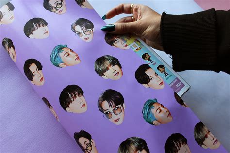 Bts Gift Wrapping Paper