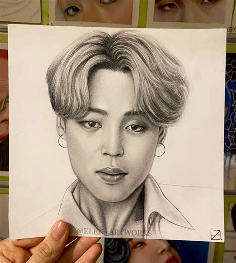 Bts Jimin Lips Drawing