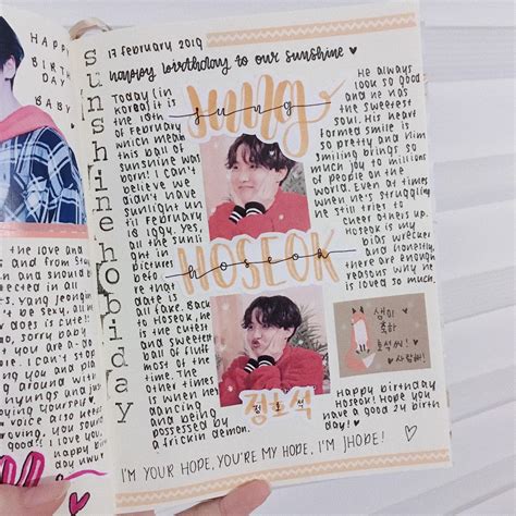 Bts Journal Diary Ideas