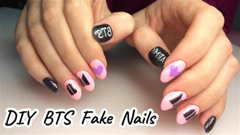 bts nail designs
