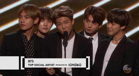 BTS win Top Social Artist Award and Top Duo/Group Award at