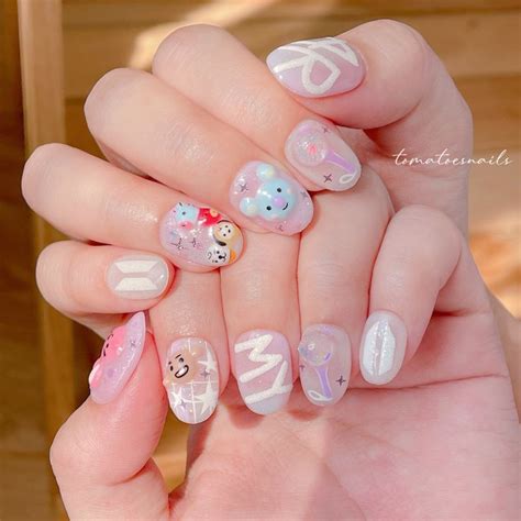 Bts With Painted Nails