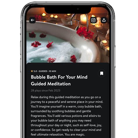 Bubble Bath Meditation