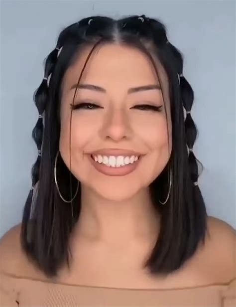 Perfect Bubble Braids Half Up Half Down Short Hair For Hair Ideas