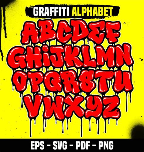 bubble drip graffiti fonts