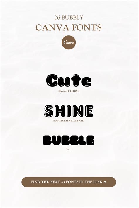 5 Bubble Font Tips