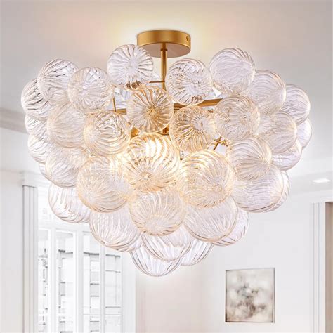 Bubble Glass Ceiling Fixture