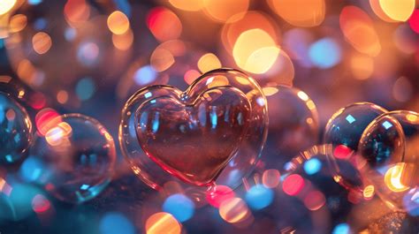 Bubble Heart Wallpaper