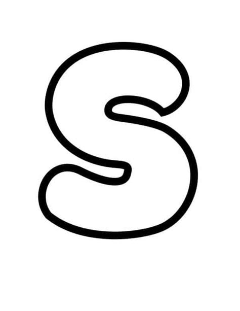 Bubble Letter S