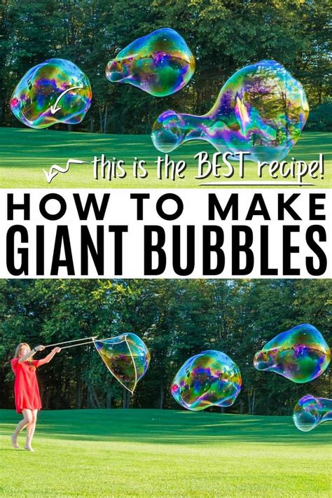Bubble Recipe For Big Bubbles
