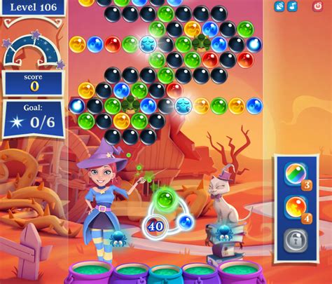 Bubble Witch Saga Walkthrough Level 106