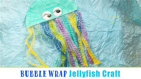Bubble Wrap Jellyfish Craft