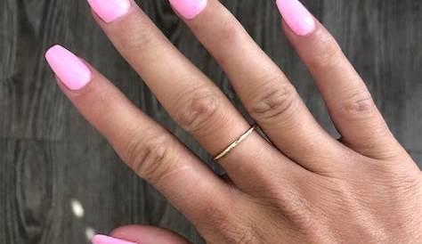 Bubblegum Pink Coffin Nails. Summer 2016 Matte nails, Cute acrylic