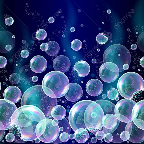 Bubbles Background Free Vector