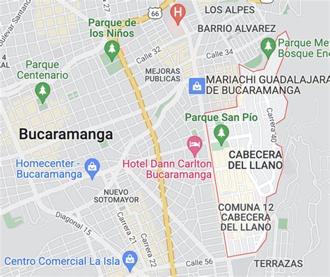 bucaramanga maps