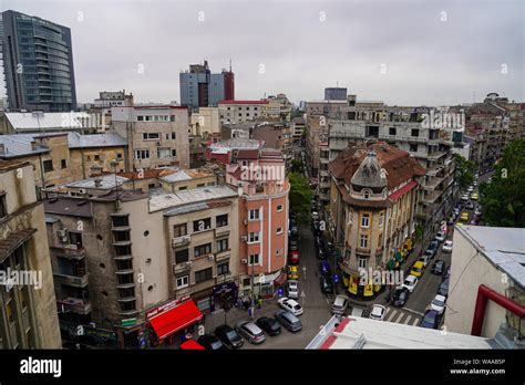 bucharest street scene