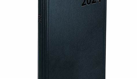 terminax® Buchkalender 2024, schwarz