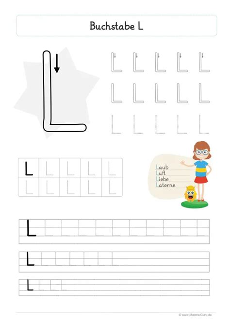 Buchstabe L MaterialGuru