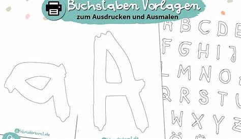 Buchstabenvorlagen im ABC-Spezial im kidsweb.de