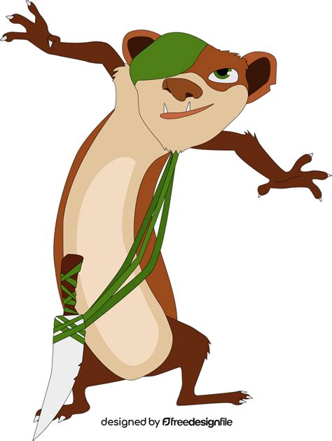 Buck Cartoon Character