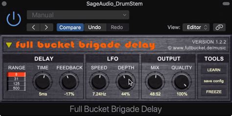 Bucket Brigade Delay Plugin