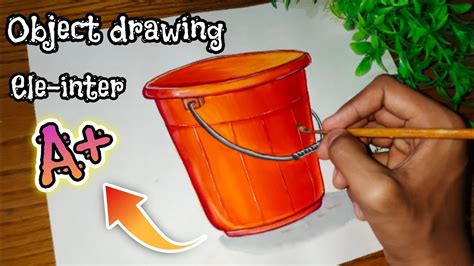 Bucket Drawing With Colour
