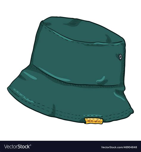 Bucket Hat Cartoon