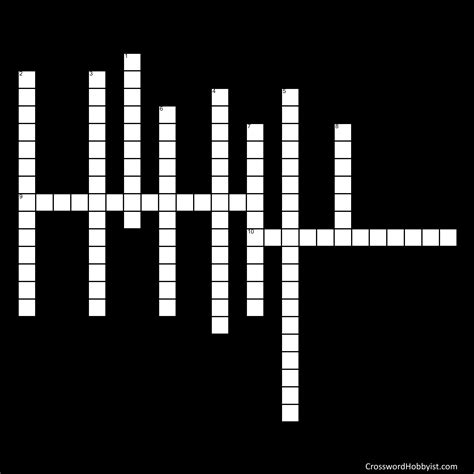 Bucket List List Crossword