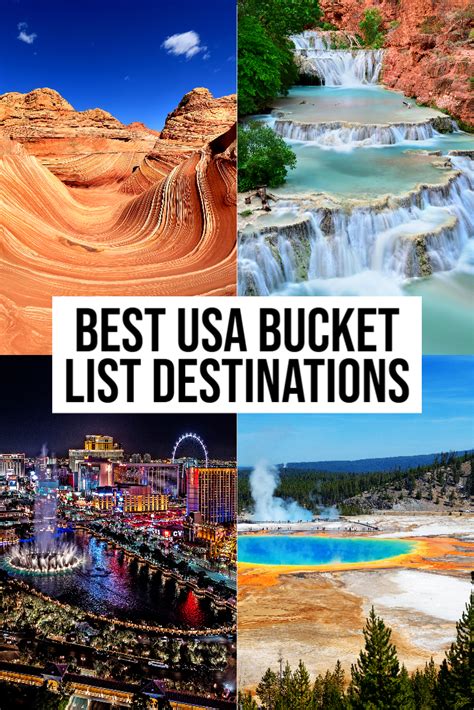 bucket list us destinations